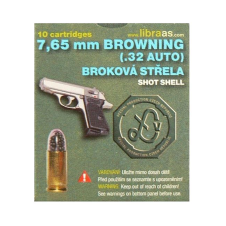 Libra 7,65 Browning Shotshell brokový
