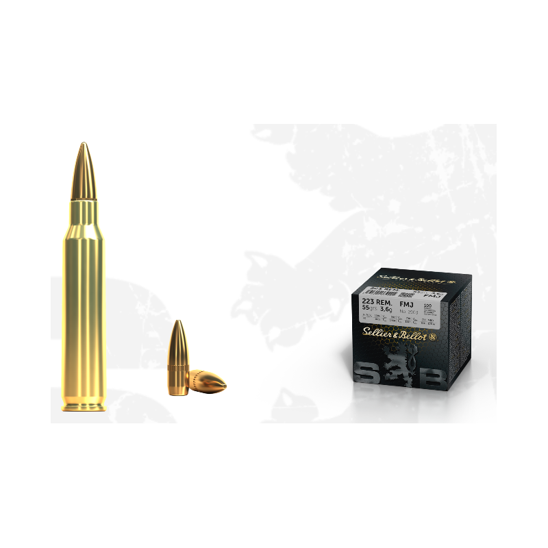 223 REM. FMJ 55 GRS