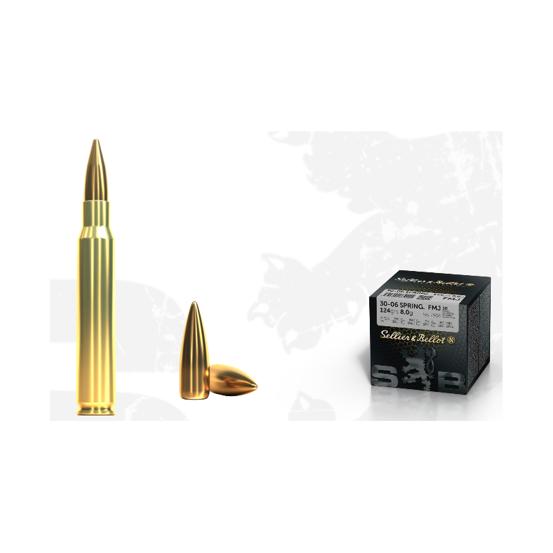 30-06 SPRING. FMJ 124 GRS 30-06 SPRING. FMJ 124 GRS